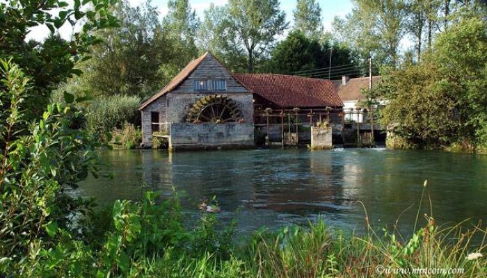Ancien moulin nature paysage activité touristique rivière de l'authie à abbeville tollent camping